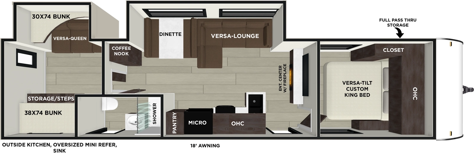 Salem 32BHDS Floorplan
